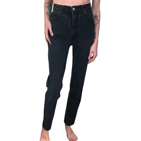 Vintage BONGO 90's Cotton High Rise Black Mom-Jeans